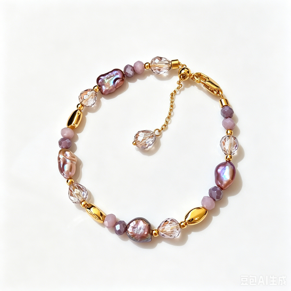Natural freshwater pearl bracelet by LuckyWE