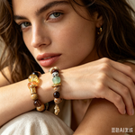 Natural Stone Beaded Bracelet