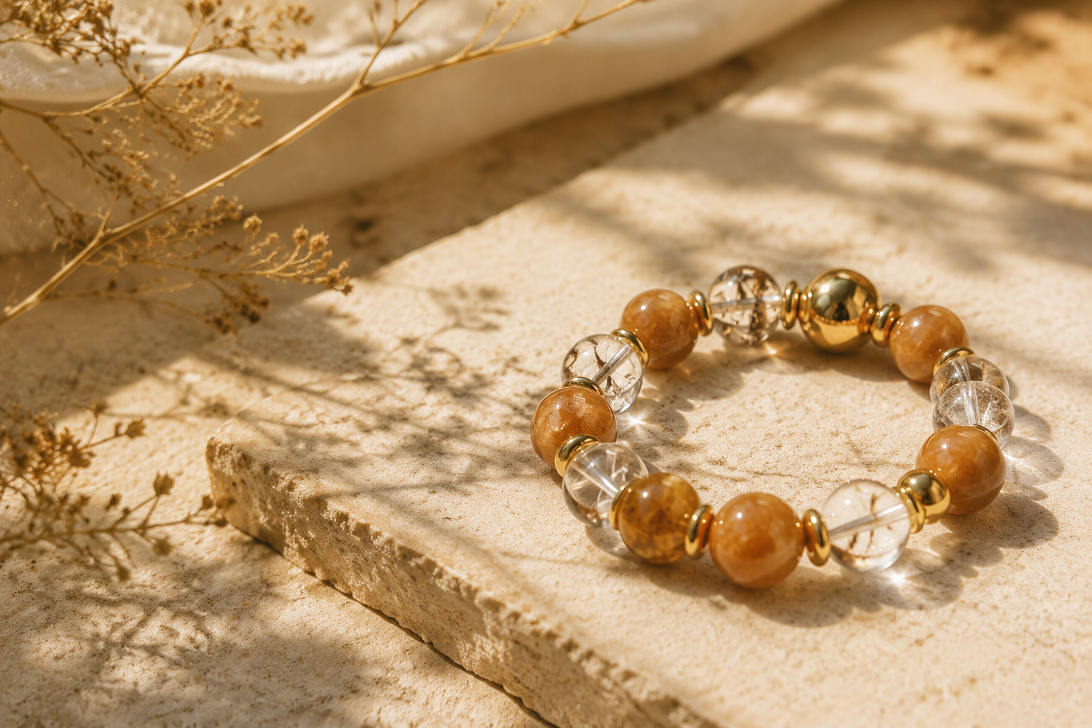 Leo Citrine Zodiac Bracelet
