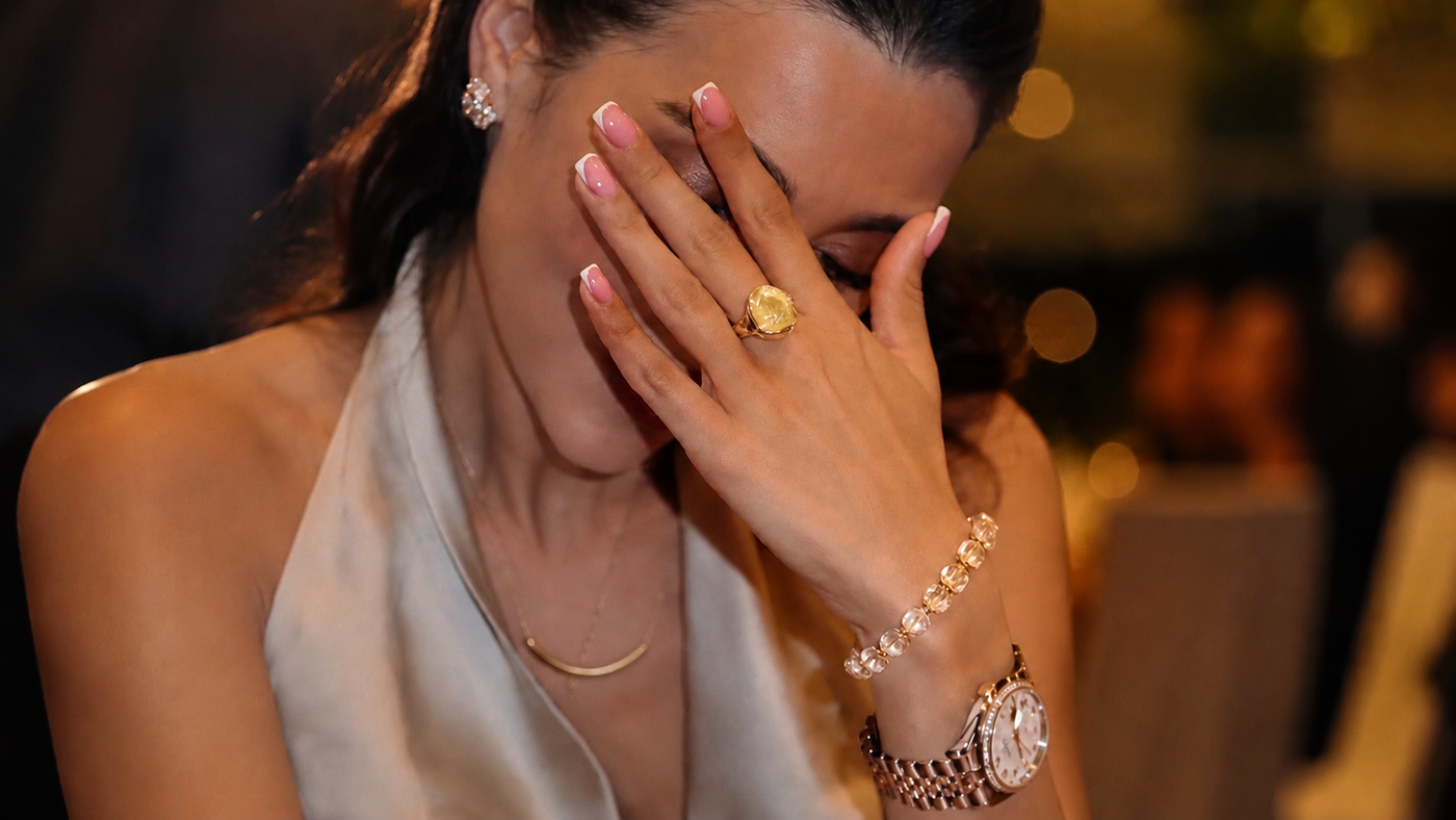 Citrine ring set for confidence and abundance product detail