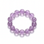 "French Rose" Amethyst Bracelet – Lavender-hued crystal bracelet, sophisticated and elegant "Old Money" style, gift, natural crystal.