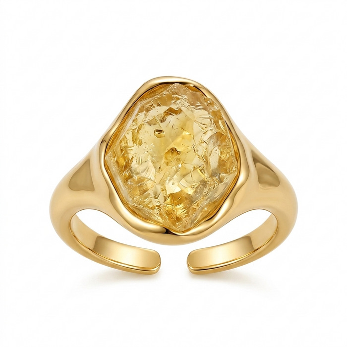 Citrine Ring Set