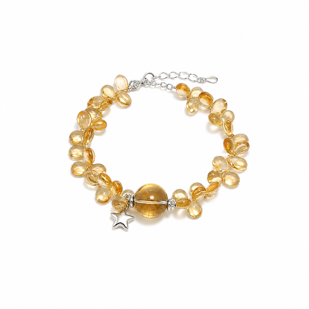 Natural Citrine Beaded Bracelet product detail